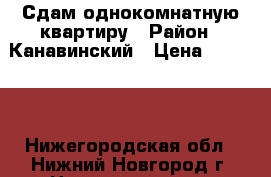 Сдам однокомнатную квартиру › Район ­ Канавинский › Цена ­ 10 000 - Нижегородская обл., Нижний Новгород г. Недвижимость » Квартиры сниму   